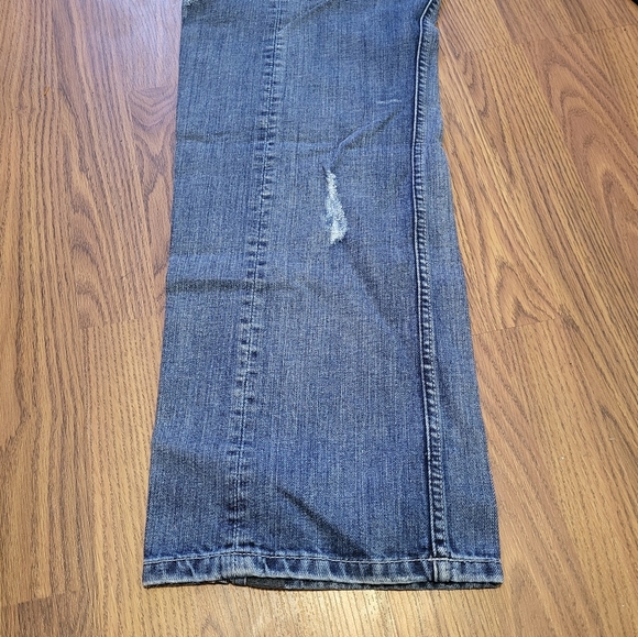 Wooquat 36x32 Men’s Distressed Western Jeans Studded Embroidered Cowboy Bootcut - Picture 12 of 16